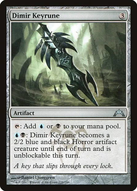 Dimir Keyrune, Magic card GTC 228 — Gatecrash set