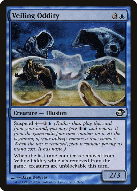 Veiling Oddity, Magic card PLC 51 — Planar Chaos set