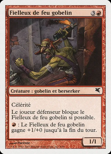 Goblin Fire Fiend, Magic card PSAL I5 — Salvat 2005 set
