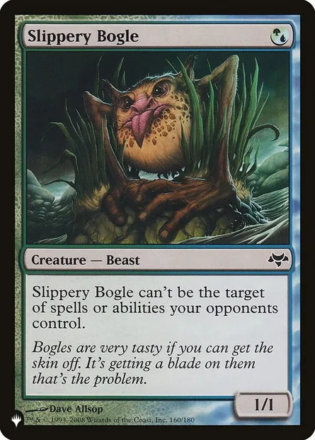 Slippery Bogle, Magic card PLST EVE-160 — The List set