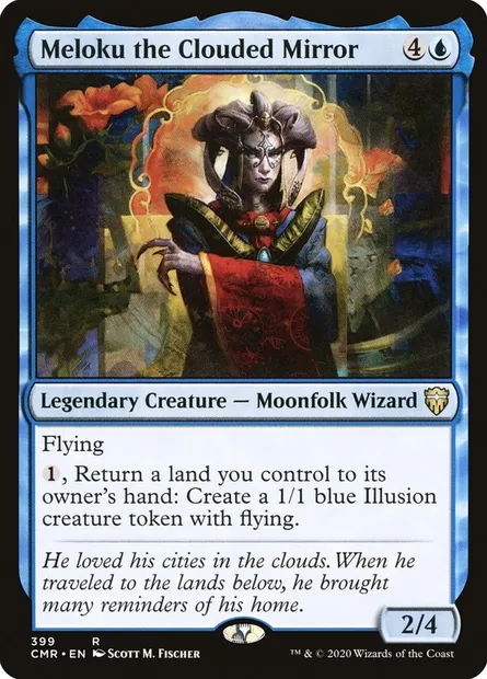 Meloku the Clouded Mirror, Magic card CMR 399 — Commander Legends set