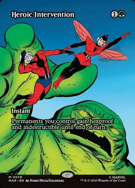 Heroic Intervention, Magic card MAR 79 — Marvel Universe set