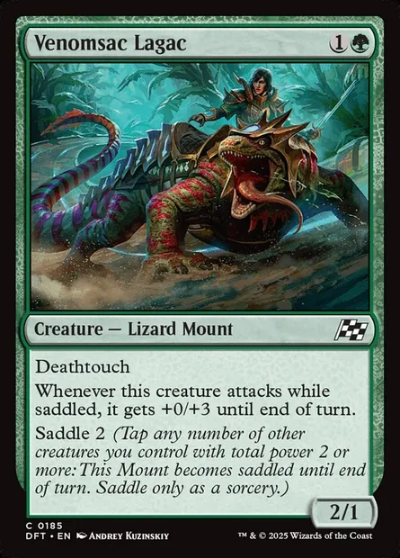 Venomsac Lagac, Magic card DFT 185 — Aetherdrift set