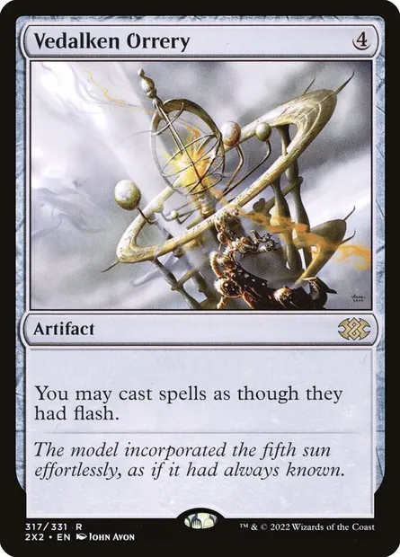 Vedalken Orrery, Magic card 2X2 317 — Double Masters 2022 set