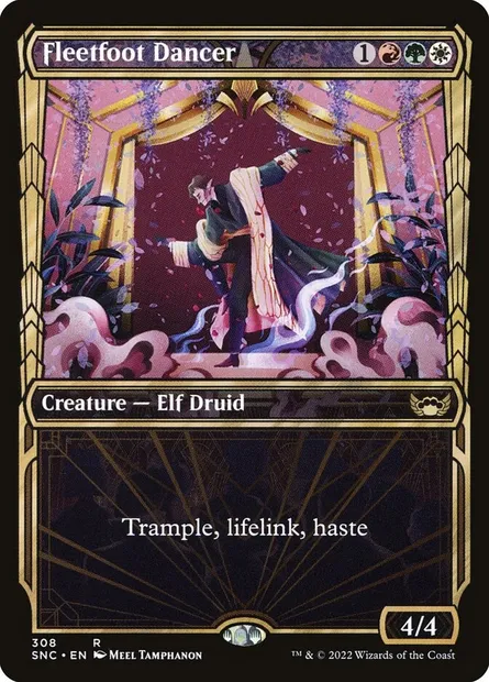 Fleetfoot Dancer, Magic card SNC 308 — Streets of New Capenna set