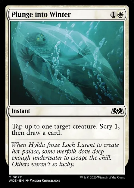 Plunge into Winter, Magic card WOE 22 — Wilds of Eldraine set