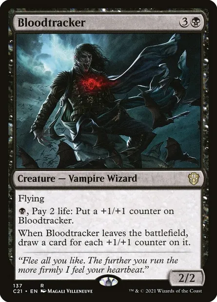 Bloodtracker, Magic card C21 137 — Commander 2021 set
