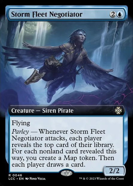 Storm Fleet Negotiator, Magic card LCC 46 — The Lost Caverns of Ixalan Commander set
