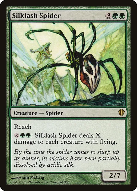 Silklash Spider, Magic card C13 169 — Commander 2013 set