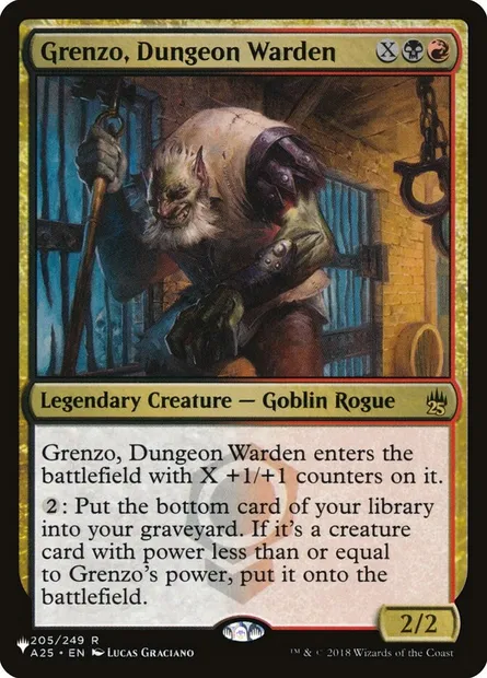 Grenzo, Dungeon Warden, Magic card PLST A25-205 — The List set