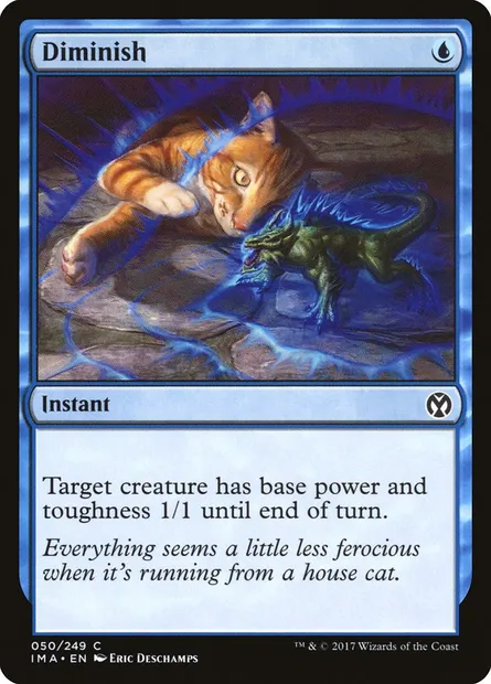 Diminish, Magic card IMA 50 — Iconic Masters set