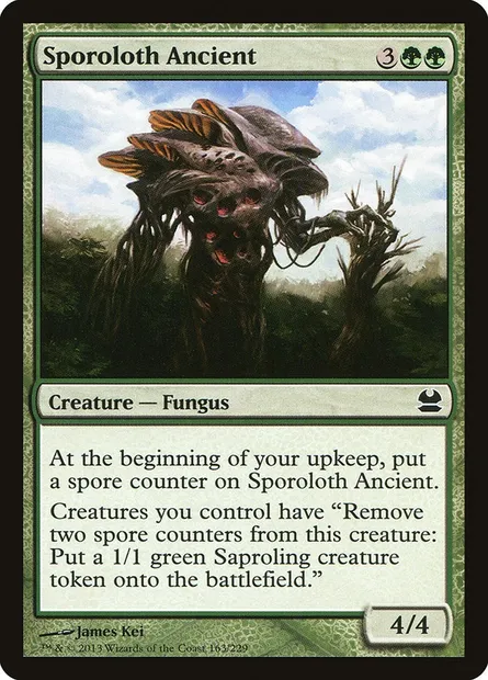 Sporoloth Ancient, Magic card MMA 163 — Modern Masters set