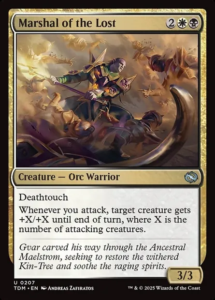 Marshal of the Lost, Magic card TDM 207 — Tarkir: Dragonstorm set