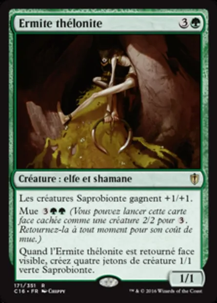 Ermite thélonite, carte Magic C16 171 — extension Commander 2016