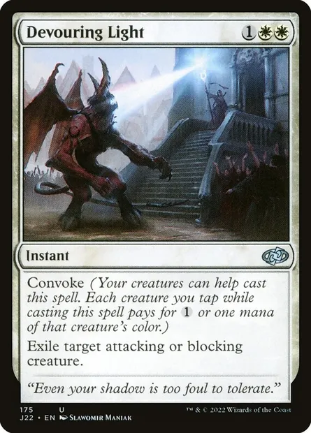 Devouring Light, Magic card J22 175 — Jumpstart 2022 set