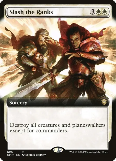 Slash the Ranks, Magic card CMR 625 — Commander Legends set