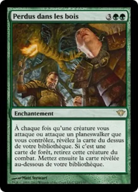 Perdus dans les bois, carte Magic DKA 123 — extension Obscure Ascension