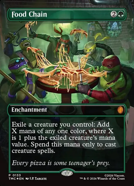 Food Chain, Magic card TMC 133 — Teenage Mutant Ninja Turtles Eternal set