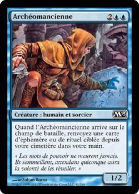 Archéomancienne, carte Magic M13 41 — extension Magic 2013