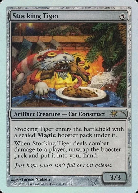 Stocking Tiger, carte Magic HHO 13† — extension Happy Holidays
