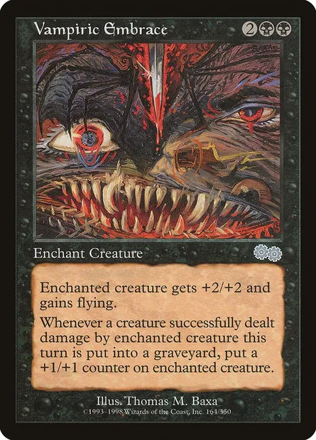 Vampiric Embrace, Magic card USG 164 — Urza's Saga set