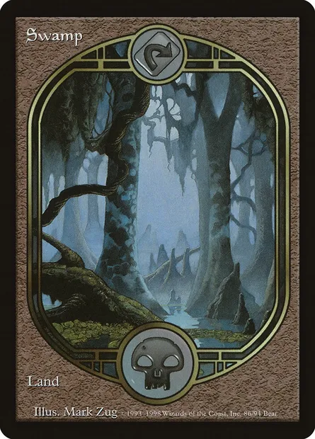 Swamp, Magic card UGL 86 — Unglued set