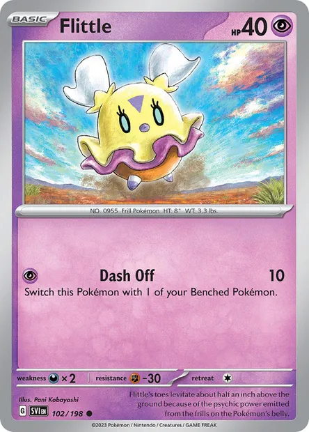 Flittle, Pokémon card SVI 102 — Scarlet & Violet set