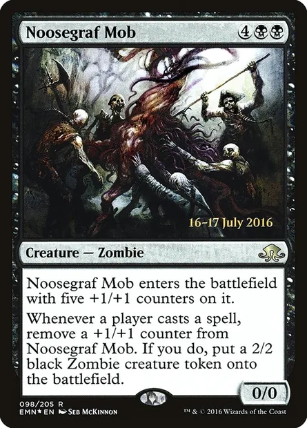 Noosegraf Mob, Magic card PEMN 98s — Eldritch Moon Promos set