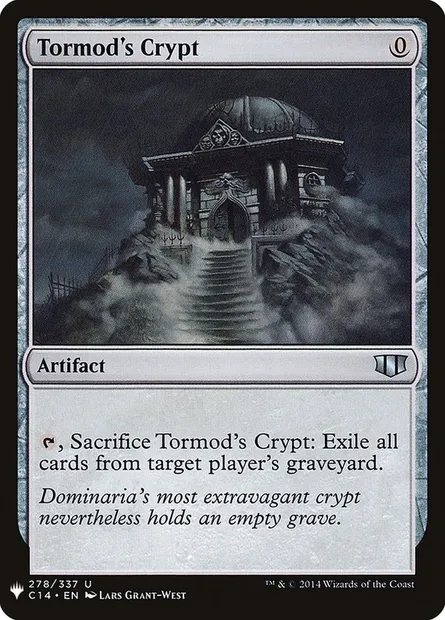 Tormod's Crypt, Magic card PLST C14-278 — The List set