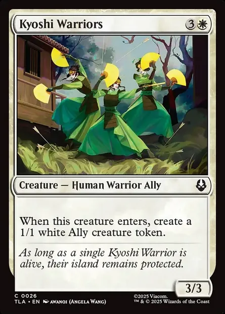 Kyoshi Warriors, Magic card TLA 26 — Avatar: The Last Airbender set