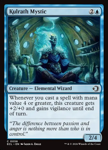 Kulrath Mystic, Magic card ECL 56 — Lorwyn Eclipsed set