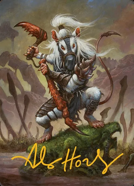 Ink-Eyes, Servant of Oni // Ink-Eyes, Servant of Oni, carte Magic ABLB 50 — extension Bloomburrow Art Series