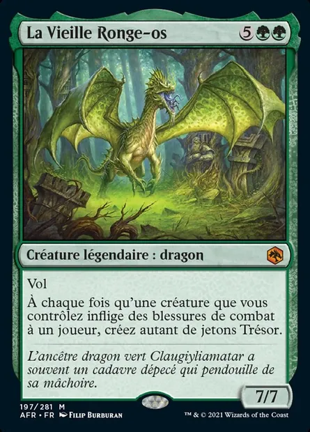 La Vieille Ronge-os, carte Magic AFR 197 — extension Forgotten Realms: Aventures dans les Royaumes Oubliés