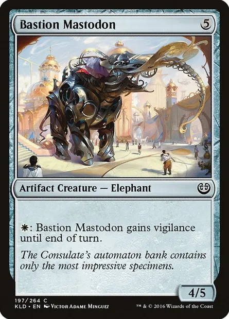 Bastion Mastodon, Magic card KLD 197 — Kaladesh set