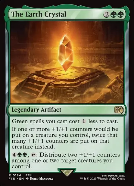 The Earth Crystal, Magic card FIN 184 — Final Fantasy set
