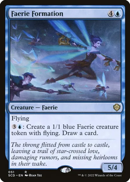 Faerie Formation, Magic card SCD 51 — Starter Commander Decks set