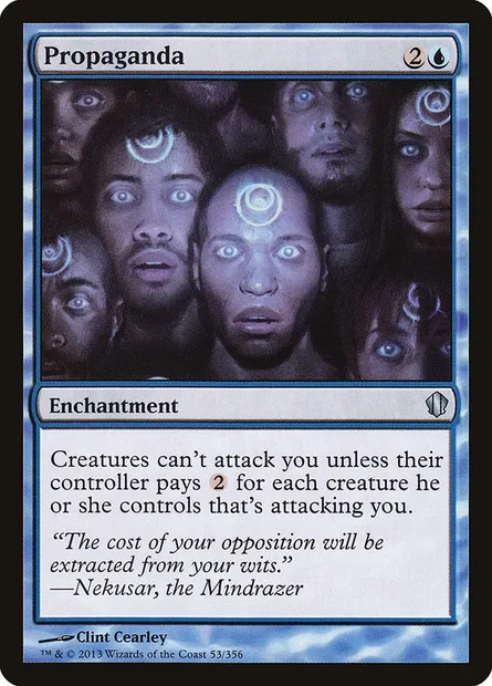 Propaganda, Magic card C13 53 — Commander 2013 set