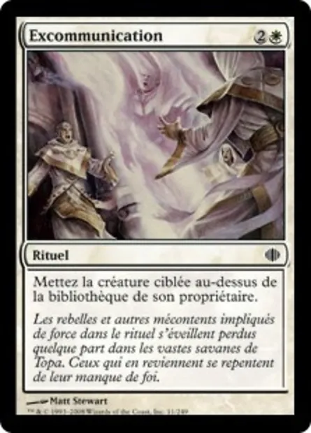 Excommunication, carte Magic ALA 11 — extension Les éclats d'Alara