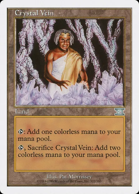 Crystal Vein, Magic card 6ED 322 — Classic Sixth Edition set