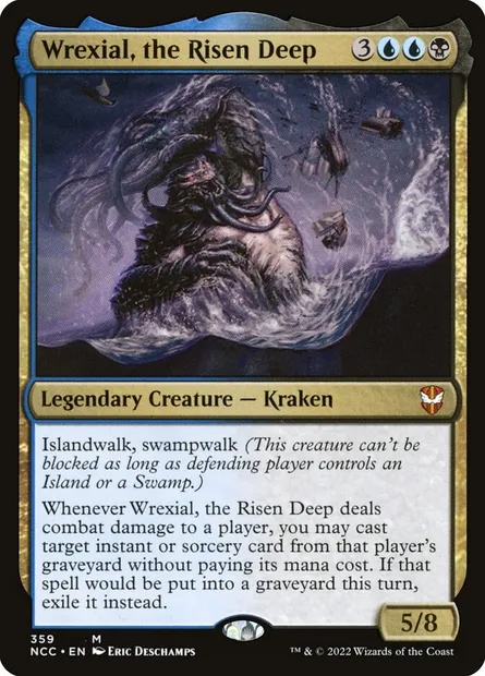 Wrexial, the Risen Deep, Magic card NCC 359 — New Capenna Commander set