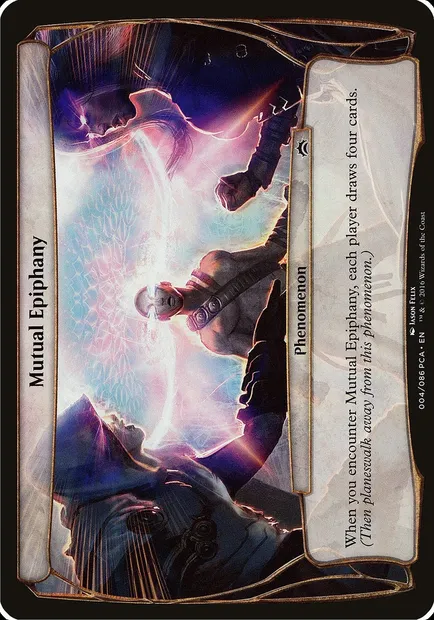 Révélation mutuelle, carte Magic OPCA 4 — extension Planechase Anthology Planes