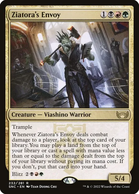 Ziatora's Envoy, Magic card SNC 232 — Streets of New Capenna set
