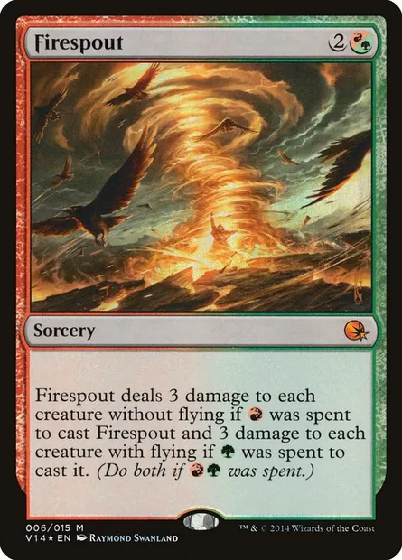 Trombe de feu, carte Magic V14 6 — extension From the Vault: Annihilation