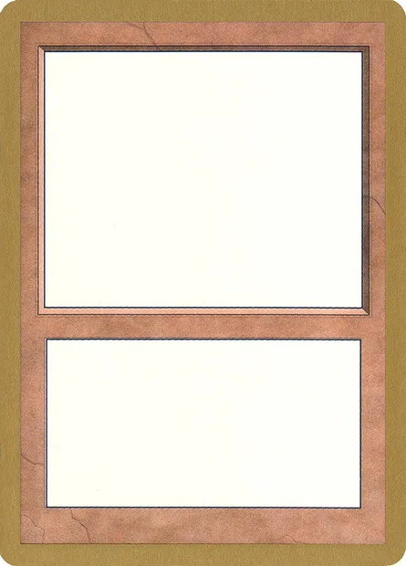 Blank Card, carte Magic WC00 00 — extension World Championship Decks 2000