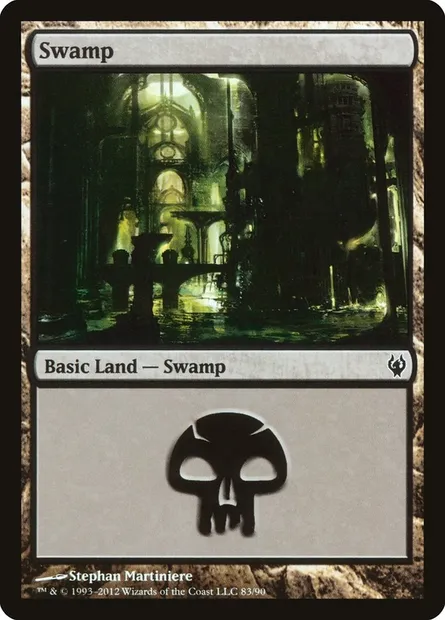 Swamp, Magic card DDJ 83 — Duel Decks: Izzet vs. Golgari set