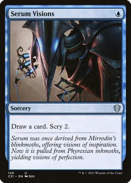 Serum Visions, Magic card C21 129 — Commander 2021 set