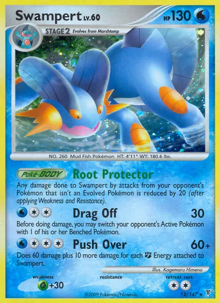 Swampert, Pokémon card SV 12 — Supreme Victors set