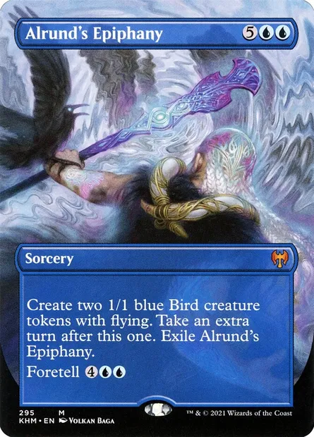 Alrund's Epiphany, Magic card KHM 295 — Kaldheim set