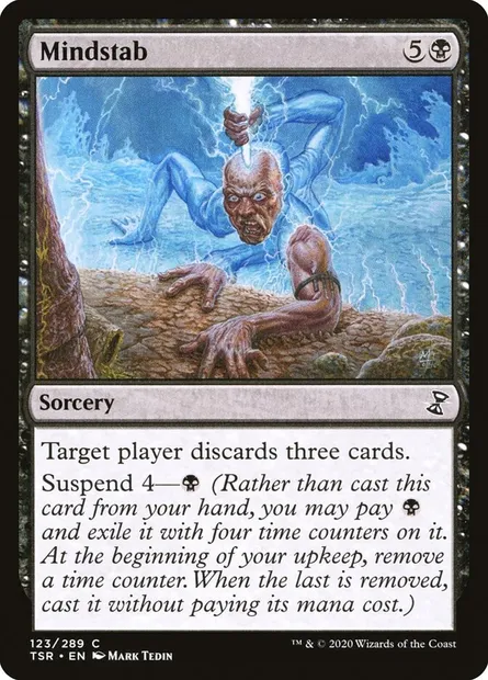 Mindstab, Magic card TSR 123 — Time Spiral Remastered set
