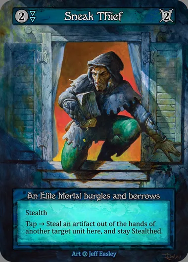 Sneak Thief, carte Sorcery ALP 161 — extension Alpha